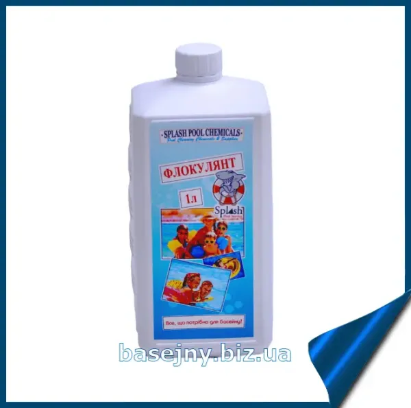 Рідкий флокулянт для освітлення води в басейні 1 л