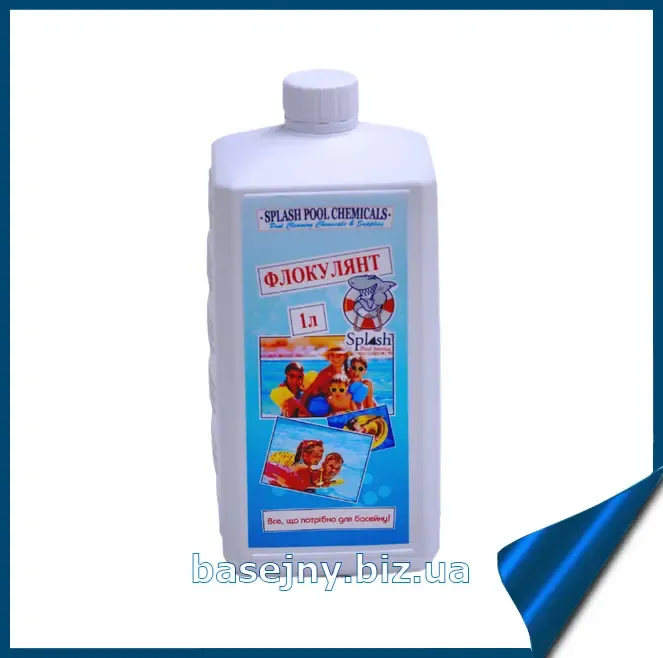 Рідкий флокулянт для освітлення води в басейні 1 л